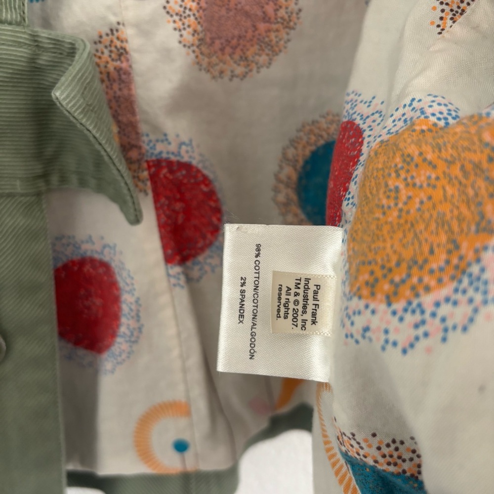 Paul Frank Women's Size Medium Green Jacket - Picture 3 of 4